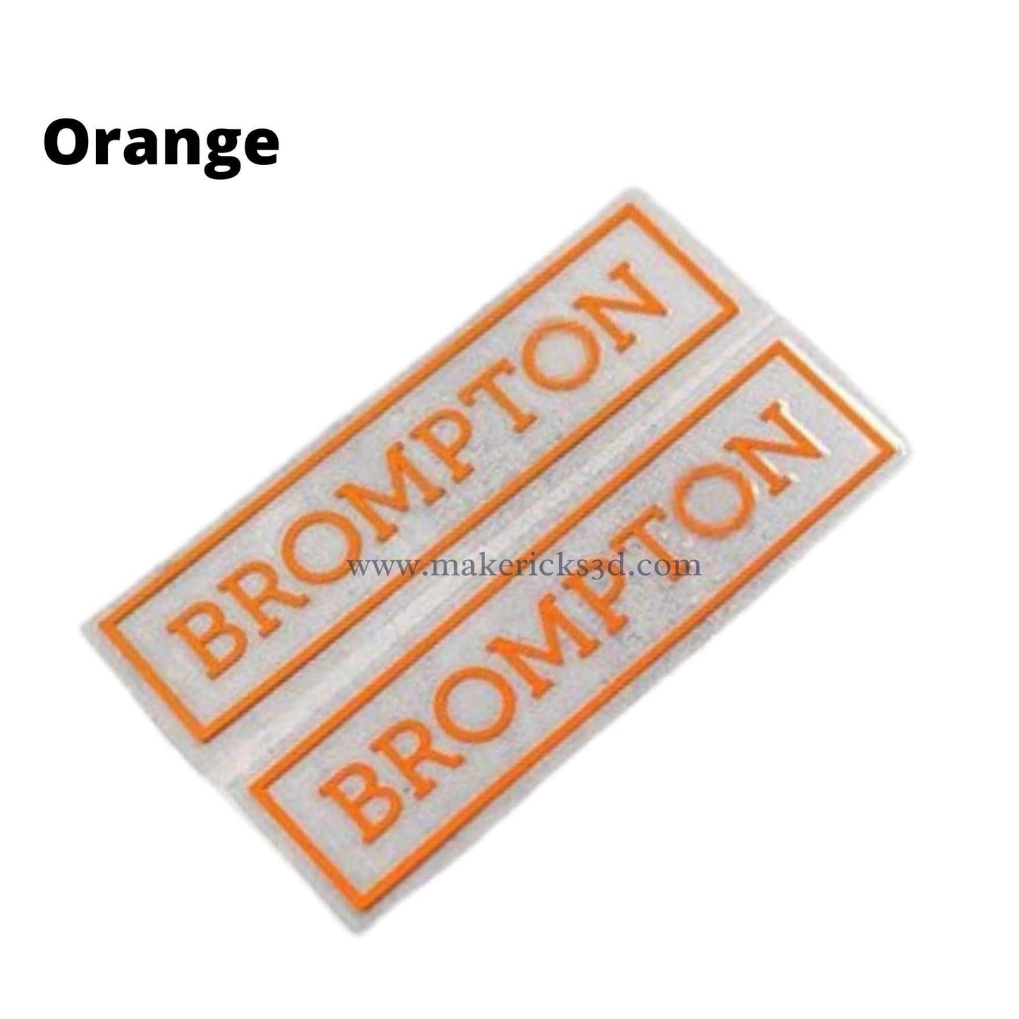 Weather Resistant Brompton Frame Decal| Brompton ACPGT Line | Die Cut | 1:1 to Original